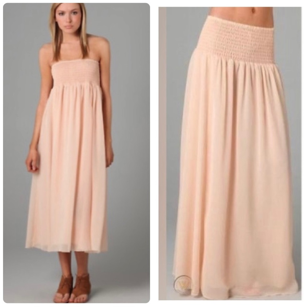 FREE PEOPLE Cross my heart convertible maxi